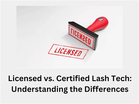 5 Key Differences Between Licensed And Certified Lash Techs