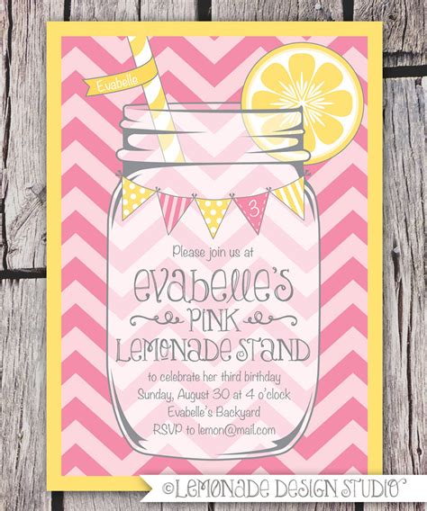 5 Refreshing Lemonade Stand Invitation Templates Free