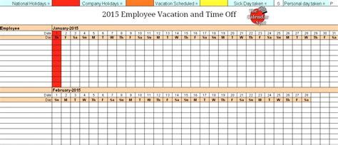 5 Simple Ways To Track Time Off With Excel Templates