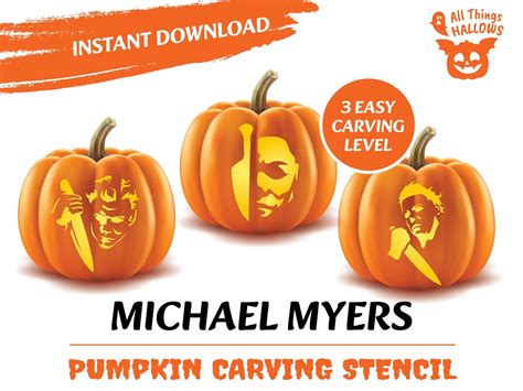 5 Spooky Michael Myers Pumpkin Carving Templates