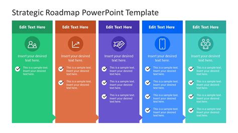 5 Steps To Create A Strategy Roadmap Template Ppt