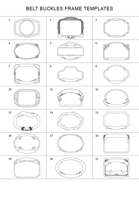 5 Steps To Create Custom Belt Buckle Design Template