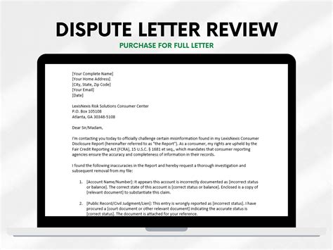 5 Tips For Writing A Lexisnexis Dispute Letter