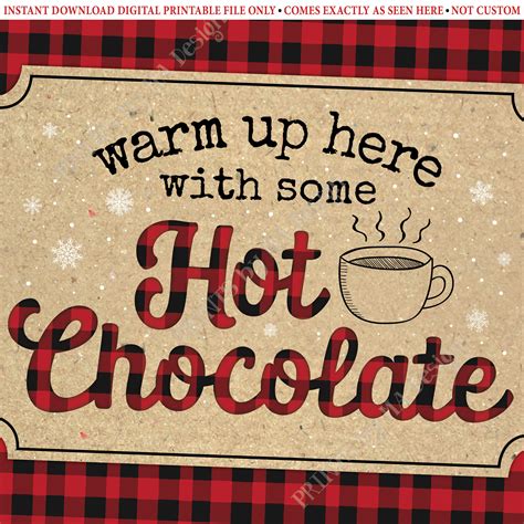 5 Ways To Cozy Up With Hot Cocoa Signs