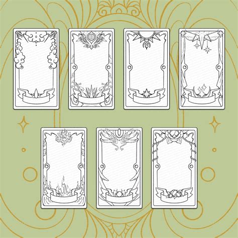 5 Ways To Create A Blank Tarot Card Template