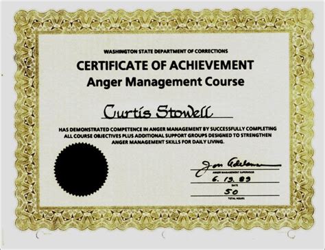 5 Ways To Create Anger Management Certificate Template