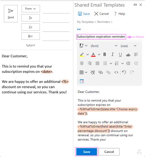 5 Ways To Create Outlook Email Template With Fillable Fields