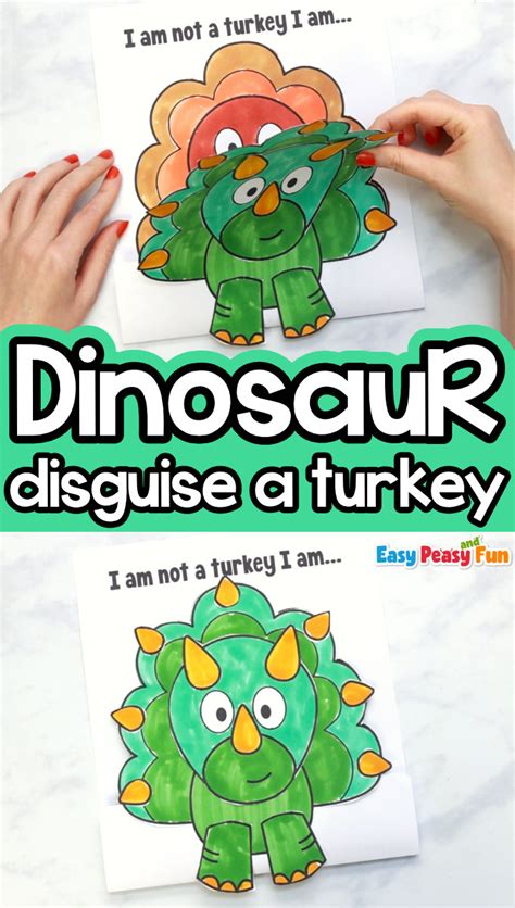 5 Ways To Disguise A Turkey Dinosaur Template