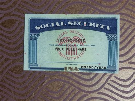 5 Ways To Edit Social Security Card Template