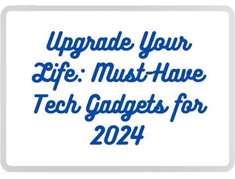 5 Ways To Go Techy And Upgrade Your Life