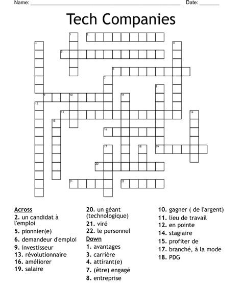 5 Ways To Make A Tech Company Crossword Exciting