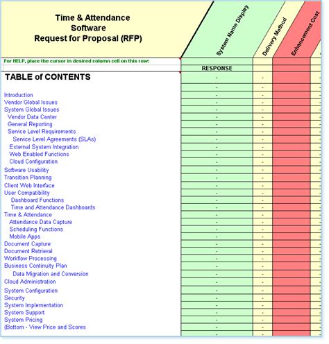 5 Ways To Score Rfps With Free Excel Template