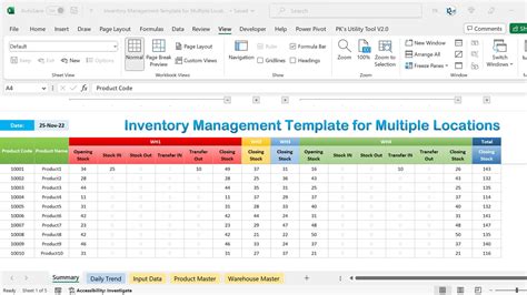 5 Ways To Simplify Inventory Tracking With Excel Template