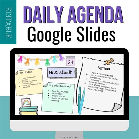 5 Ways To Use Agenda Google Slides Template