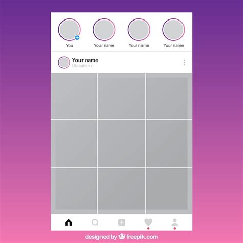 6 Essential Blank Instagram Profile Templates