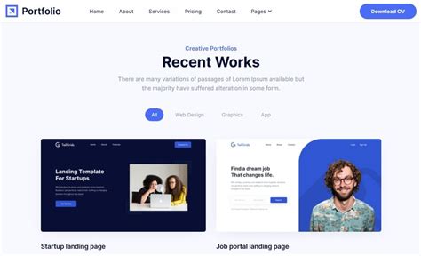 6 Essential Features Of Portfolio Website React Template