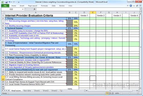 6 Ways To Compare Vendor Quotes With Excel Template