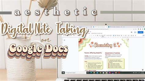 7 Aesthetic Google Docs Notes Templates