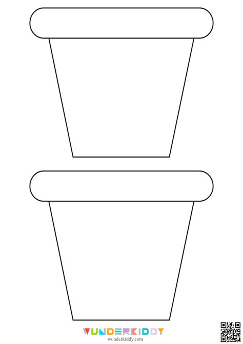 7 Cute Printable Flower Pot Templates For Diy Fun