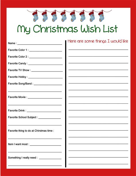 7 Essential Christmas Wish List Slide Templates