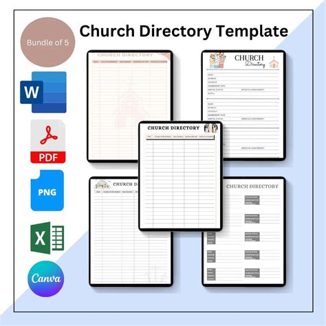 7 Essential Church Database Template Excel Sheets