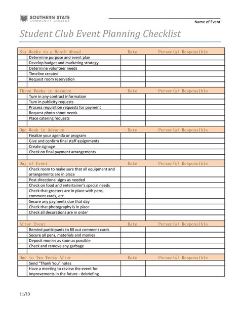 7 Essential Event Planning Checklist Templates