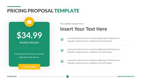 7 Essential Pricing Proposal Template Slides