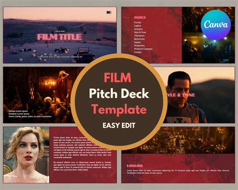 7 Essential Slides For A Film Pitch Deck Template