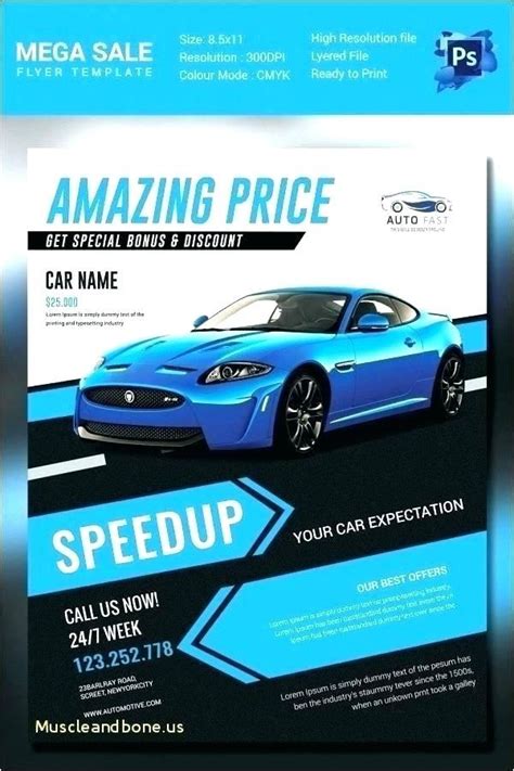 7 Free Automotive Flyer Templates