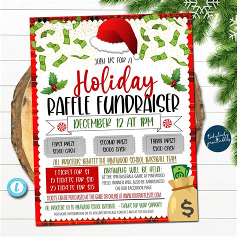 7 Free Christmas Raffle Poster Templates