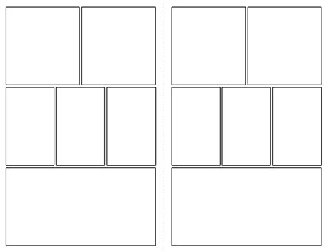 7 Free Comic Strip Templates To Print