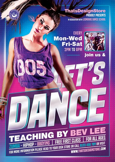 7 Free Dance Team Flyer Templates To Download