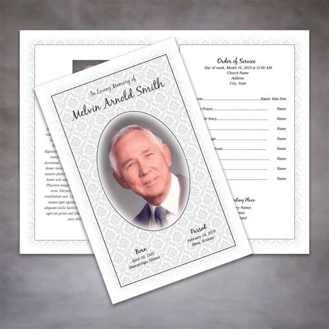 7 Free Funeral Program Templates Google Docs