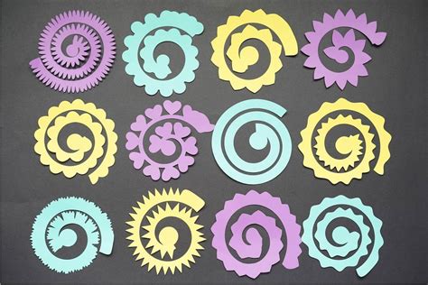 7 Free Paper Flower Templates Svg To Download