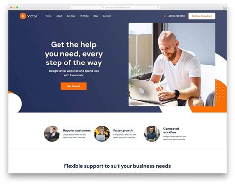 7 Free Services Website Templates To Download