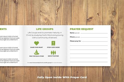 7 Free Tri Fold Church Bulletin Templates