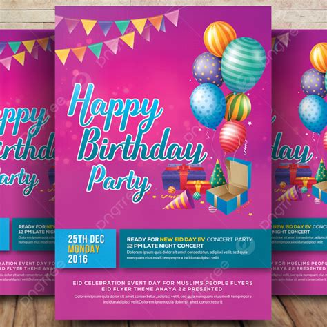 7 Happy Birthday Flyer Templates To Delight Your Guests