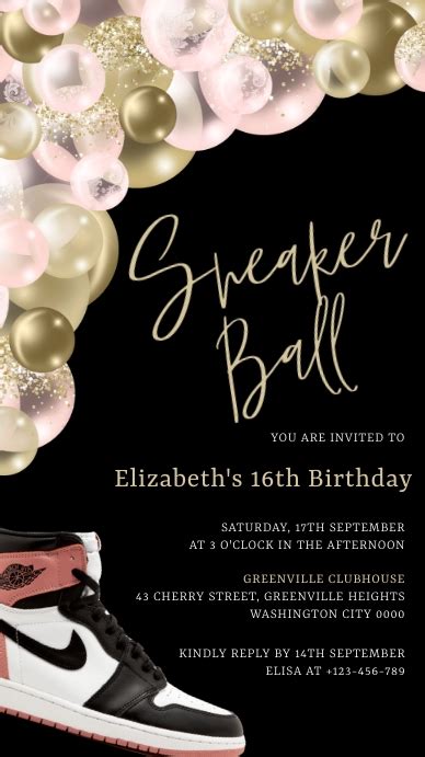 7 Sneaker Ball Invitation Templates You Need Now