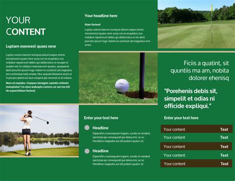 7 Tips To Create Perfect Golf Tournament Brochure Template