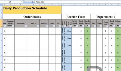 7 Ways To Optimize Excel Production Schedule Template