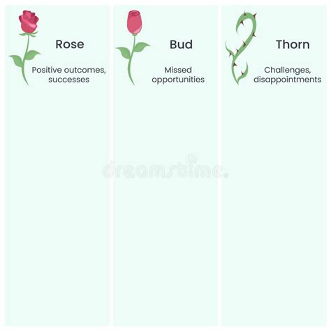 7 Ways To Use Rose Bud And Thorn Template