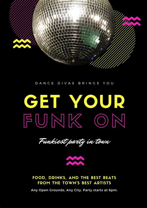 8 Disco Party Invitation Templates To Get You Started