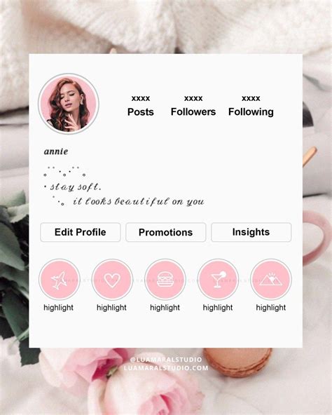 Aesthetic Bio Template Copy And Paste