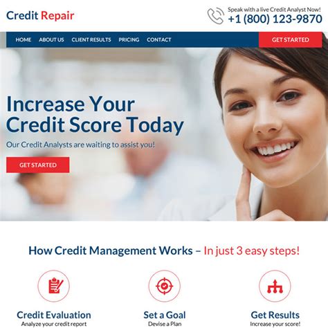 Best Credit Repair Website Templates For Wordpress