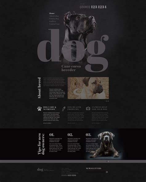 Best Website Builder For Dog Breeders Template