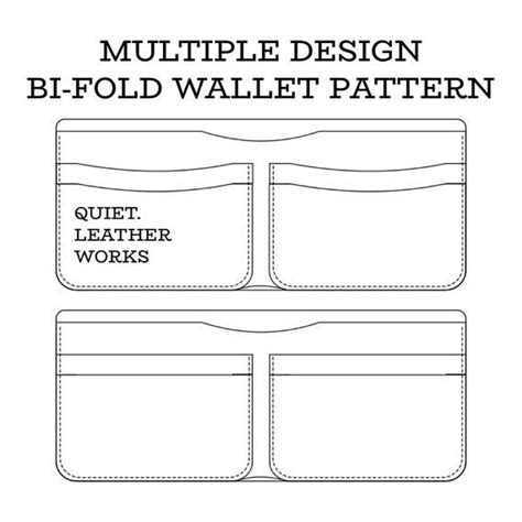 Bi Fold Wallet Template Design And Printable Pdf Guide