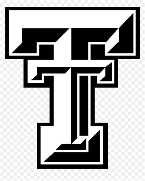 Black And White Texas Tech Logo Design