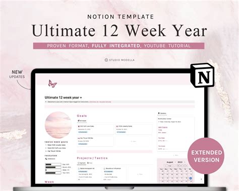 Boost Productivity With 12 Week Year Notion Template