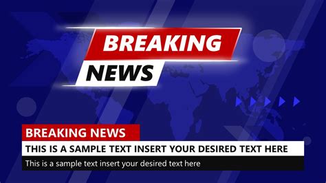 Breaking News Template For Journalists And Reporters