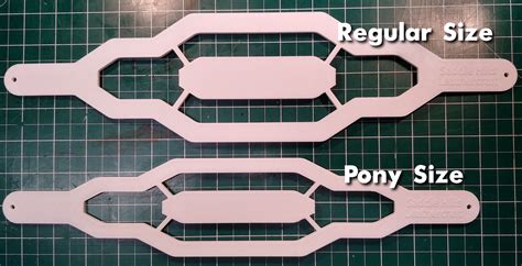 Bronc Halter Noseband Template For Perfect Fit